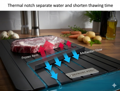 Bandeja de Aluminio Descongeladora Rápida